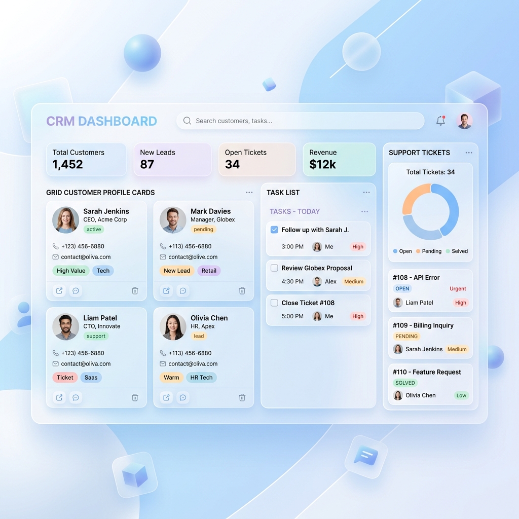 Özelleştirilebilir CRM ve İş Takibi